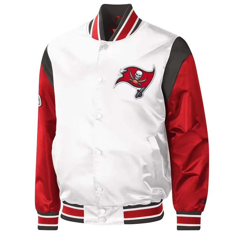 NFL Tampa Bay Men’s Throwback Warm Up Satin Jacket