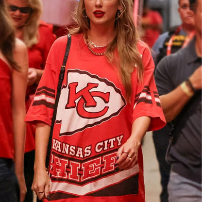 Taylor Swift Kansas City Chiefs Red T-shirt