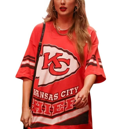 Taylor Swift Kansas City Chiefs Red T-shirt