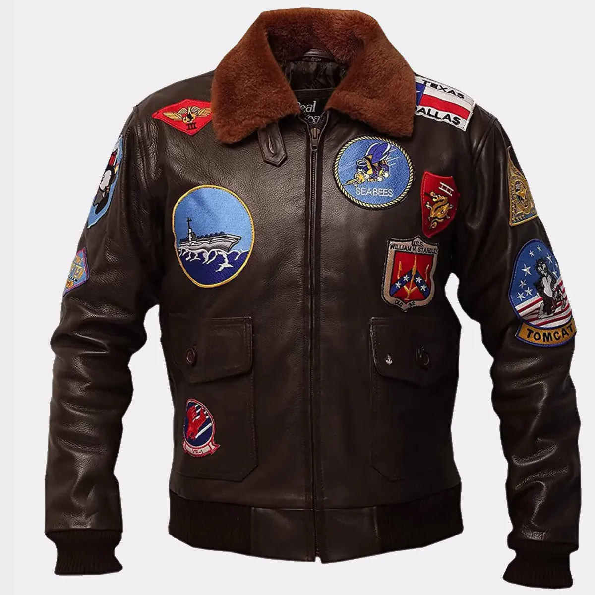 Top Gun Maverick Tom Cruise Aviator Bomber Leather Jacket