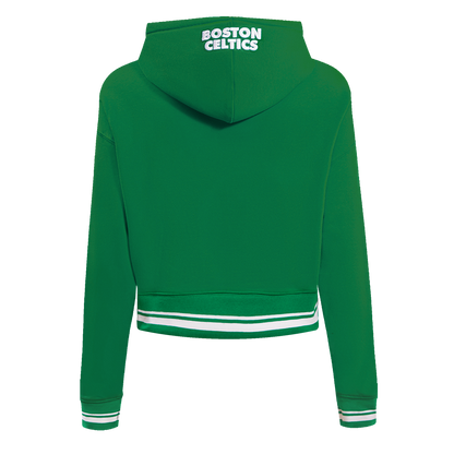 Womens Boston Celtics Script tail Po Hoodie