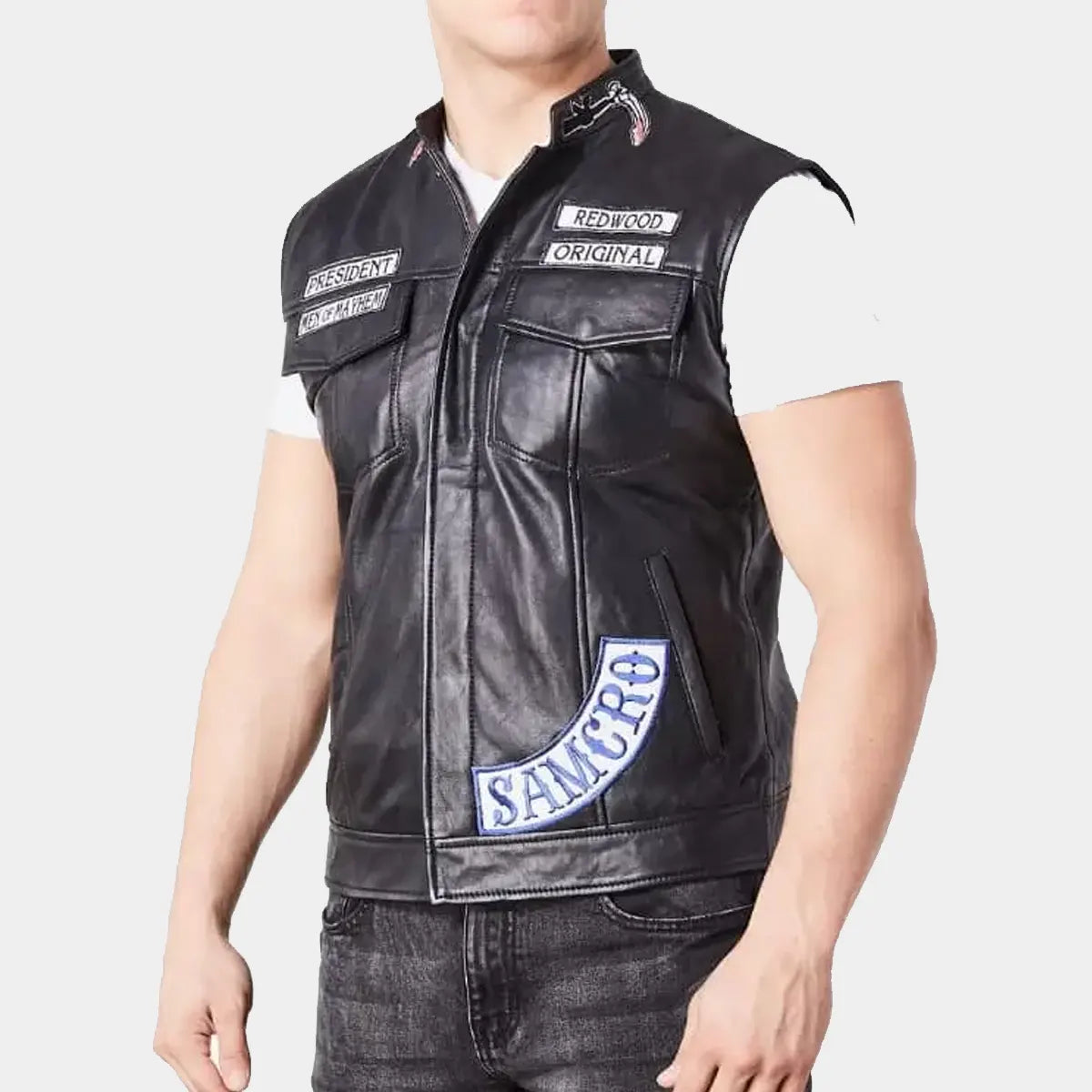 Sons of Anarchy Jax Teller Biker Leather Vest