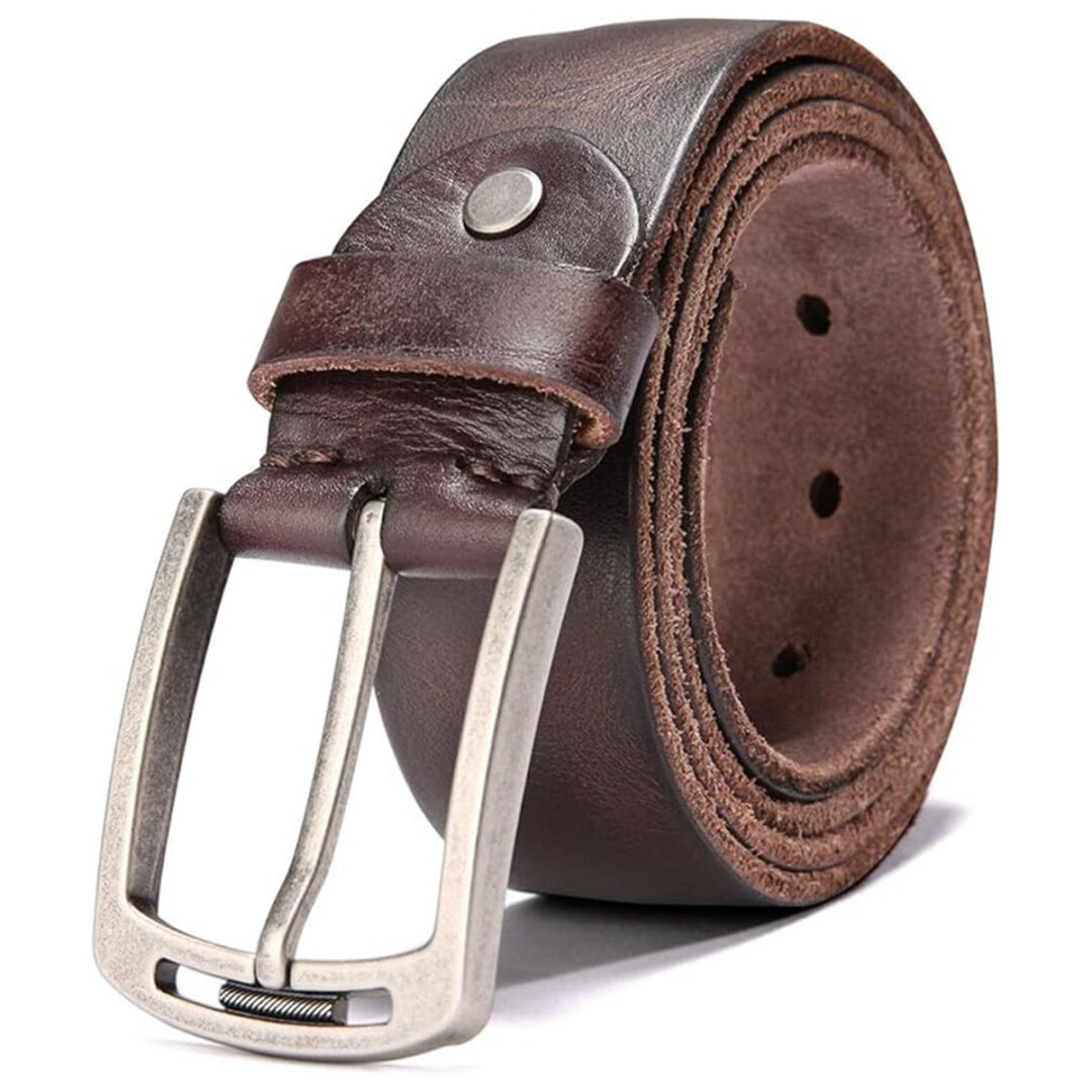 Men's Leather Dress Belt Handmade, Genuine Leather