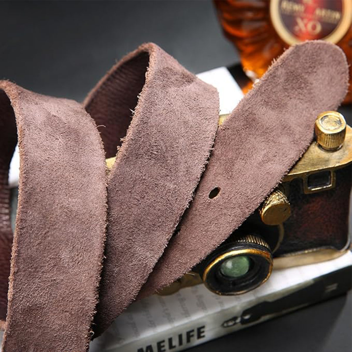 Men's Leather Dress Belt Handmade, Genuine Leather - Image 2